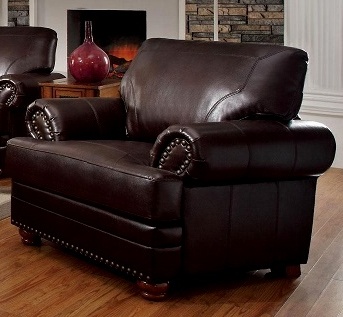 Lord Baltimore Leather Chair